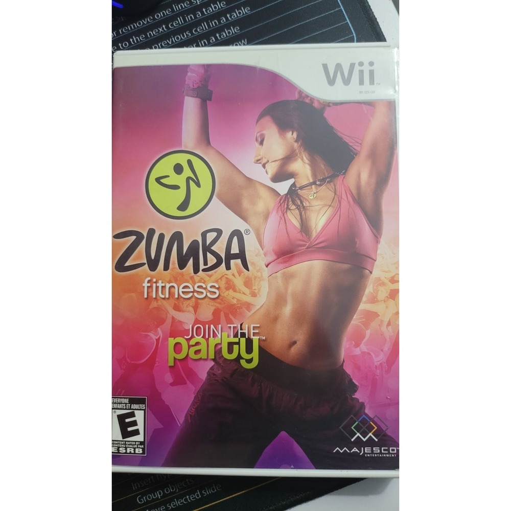 Zumba Fitness Join The Party Nintendo Wii Game With Booklet